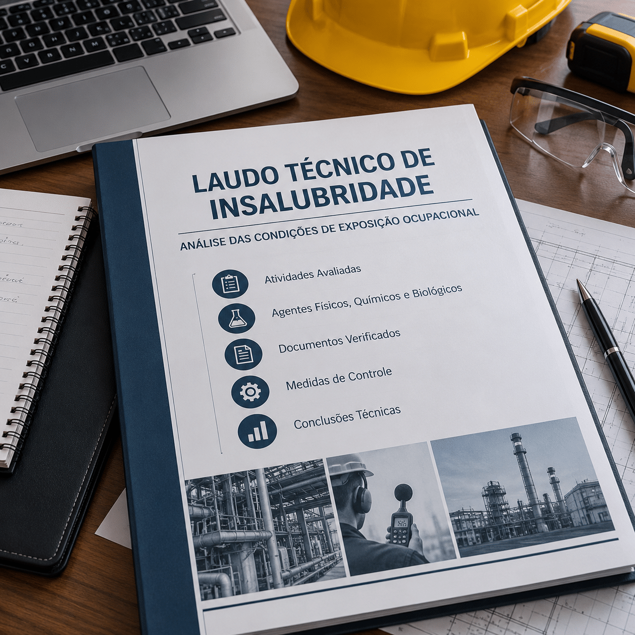 Imagem ilustrativa de perícia de insalubridade